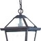Homeroots 14 x 7.75 x 7.75 in. Bay Street 1-Light Architectural Bronze Hanging Light 398017 - alternate 5